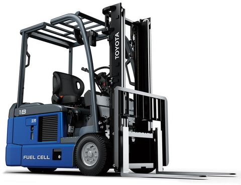 Ra mắt xe nâng chạy bằng pin nhiên liệu mới