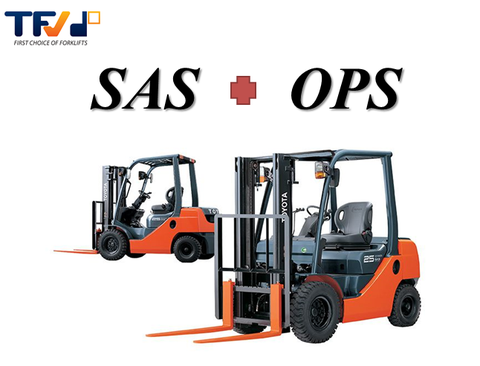 Thiết bị an toàn SAS và OPS của dòng xe nâng TOYOTA