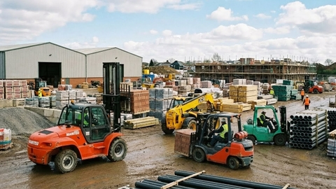 Giải pháp xe nâng cho bãi vật liệu xây dựng – Bài toán vận hành không dành cho lựa chọn cảm tính