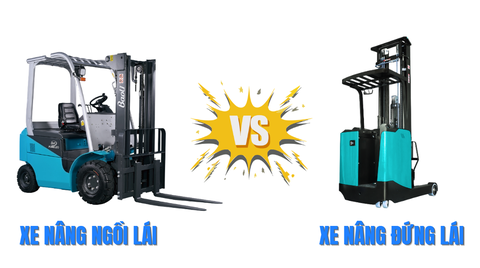 So Sánh Xe Nâng Đứng Lái Và Xe Nâng Ngồi Lái: Kho Hàng Nên Chọn Loại Nào?