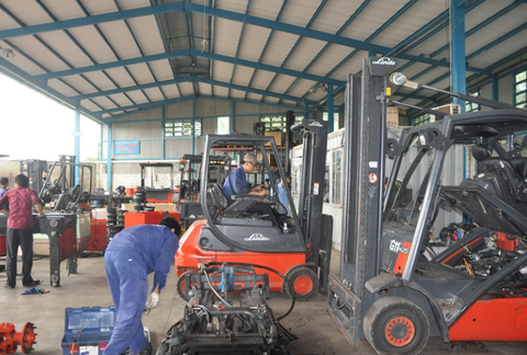 Dịch vụ Sửa Chữa Xe Nâng Uy Tín, Giá Tốt Tại KCN VSIP Nghệ An