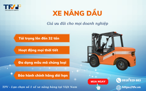 Xe nâng dầu chính hãng - Giá ưu đãi nhất cho mọi doanh nghiệp
