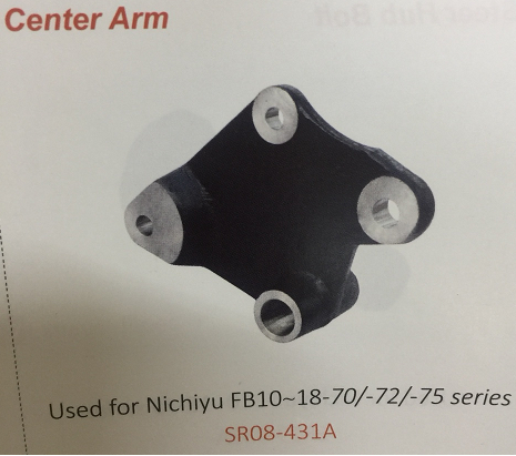 Bạc đệm treo ắc cầu sau xe nâng Nichiyu