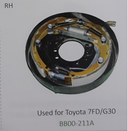 Má phanh xe nâng Toyota