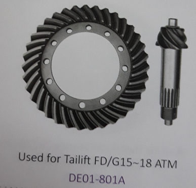 Bánh răng vành chậu và trục quả dứa xe nâng Tailift 