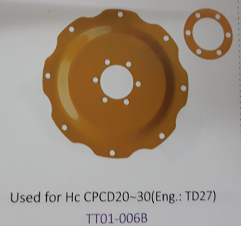 Đĩa bố hộp số xe nâng HC