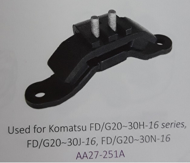 Cao su chân hộp số xe nâng Komatsu