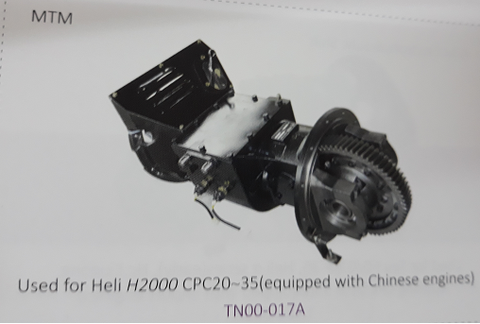 Hộp số xe nâng Heli