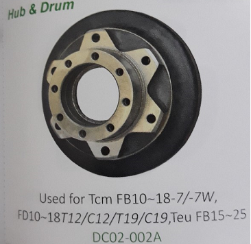 Tăng bua xe nâng TCM