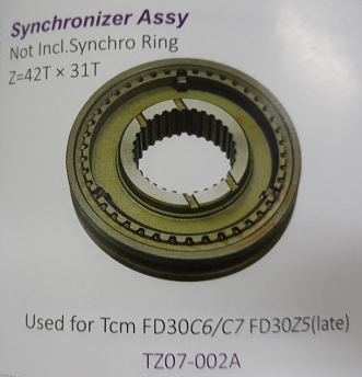 Bộ đồng tốc hộp số xe nâng TCM