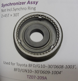 Bộ đồng tốc hộp số xe nâng Toyota