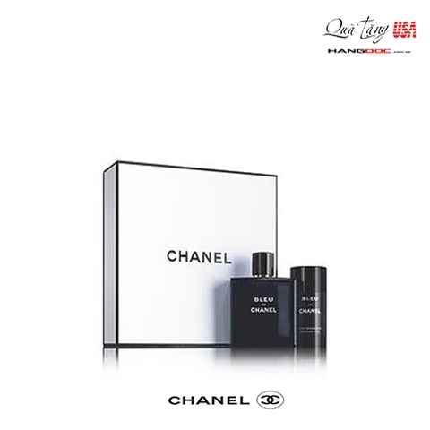 Dầu thơm nam CHANEL BLEU DE CHANEL Duo 2 Piece Gift Set 3.4 oz Eau de Toilette 2 oz Deodorant