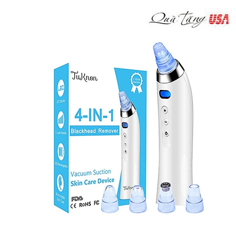 Dụng cụ hút mụn làm sạch da se khít chân lông TUKNON Blackhead Remover Vacuum Suction Pore Cleaner Electric