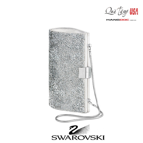 Swarovski Power Rock Silver Evening Bag