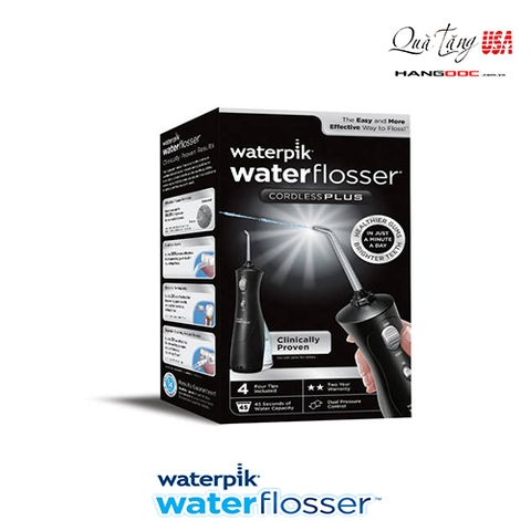 Tăm nước cầm tay pin sạc -  Waterpik Water Flosser Cordless Plus
