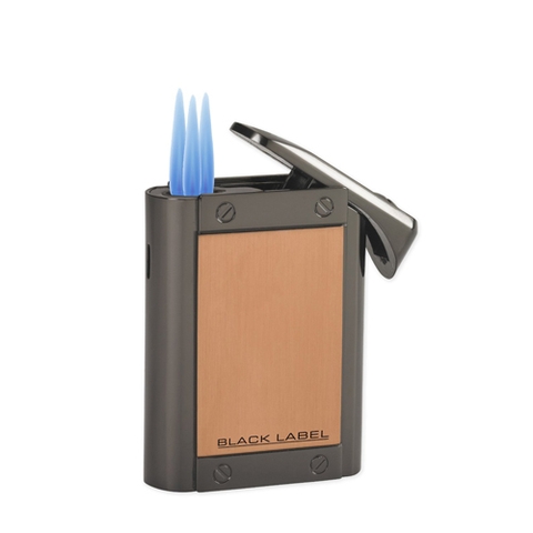 Hộp quẹt Black Label Bombay Dark Gun & Copper Satin Lighter