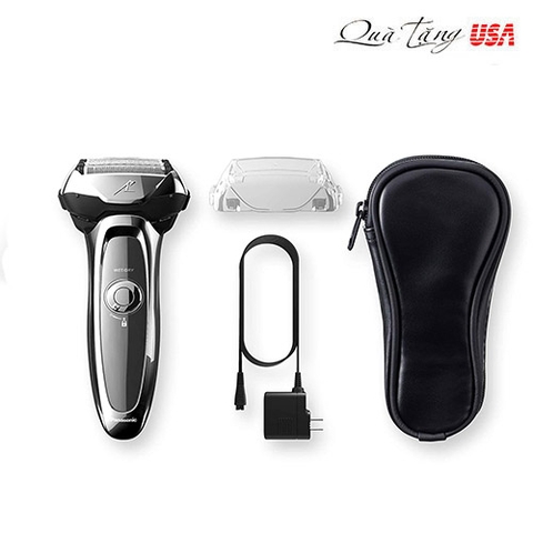 Panasonic Arc5 Electric Razor, Men's 5-blade Cordless with shave sensor technology & Wet/Dry Convenience, ES-LV65-S