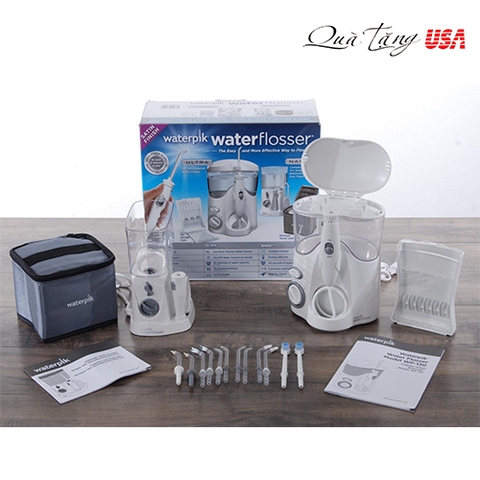 Bộ dụng cụ vệ sinh răng - Waterpik Water Flosser Ultra Wp140w Countertop Nano Travel Wp310w Satin Kit