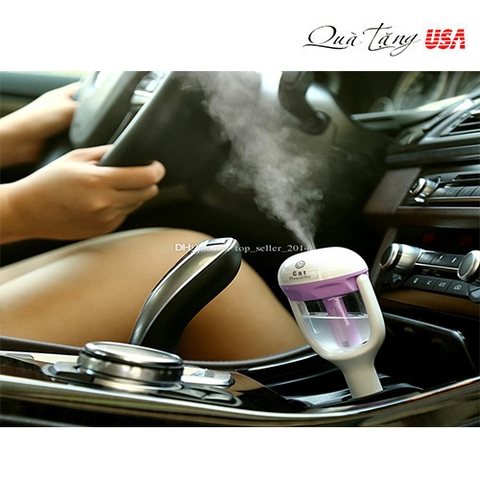 Bình phun sương trên ô tô Aroma 2in1 Car Diffuser