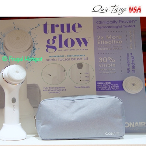 Máy rửa mặt làm sạch lỗ chân lông Conair True Glow Facial Brush