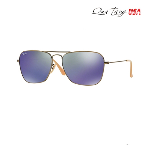RAY BAN RB 3136 167/68 DEMIGLOS BRUSHED BRONZE SUNGLASSES