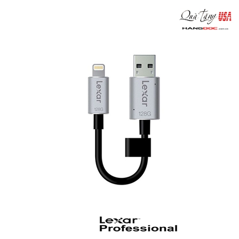 Bộ nhớ ngoài cho iphone, ipad Lexar JumpDrive C20i 128GB USB 3.0 Flash Drive