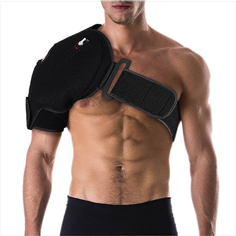 Chườm Nóng,  Lạnh Cho Bả Vai Corflex Cryo Pneumatic Shoulder Compression Ice Wrap With Cold Therapy 2 Gels