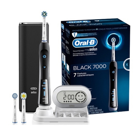 Bộ bàn chải đánh răng tự động Oral-B Prceision Black 7000