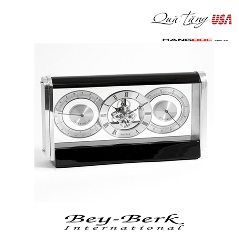 Đồng hồ để bàn Bey Berk Skeleton Movement Clock SQB583T