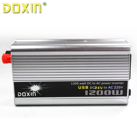 Thiết bị chuyển đổi điện 12V trên ô tô sang 2 ổ cắm điện 115V dùng cho các thiết bị  110 - 220V 1200w