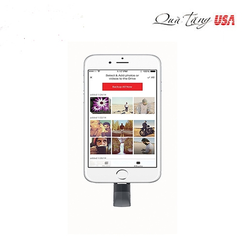 USB cho iPhone, iPad và máy tính - Sandisk iXpand Flash Drive 128GB