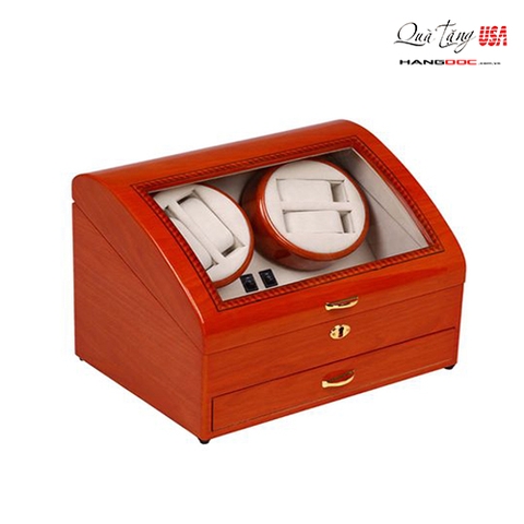 Hộp đựng đồng hồ 4 cơ + 12 thường thường Kendal Quad Watch Winder