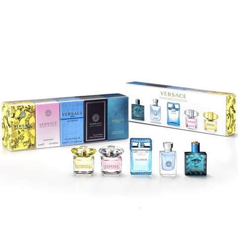 Dầu thơm VERSACE COLLECTION 5PC GIFT SET FOR MEN & WOMEN