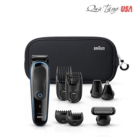 Tông đơ cạo râu cắt tóc 9 ín 1 Hàng Đức Braun Multi Grooming Kit 9-in-1