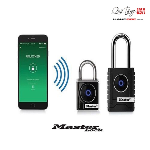 Ổ khóa không chìa Master Lock  Bluetooth Smart Padlock ( indoor - outdoor)