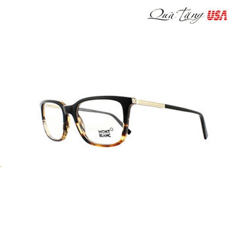 Mắt kính Mont Blanc Black / Havana Rectangle Men Optical Frames Eyeglasses