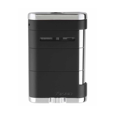 Hộp quẹt Xikar Tuxedo Black Allume Tabletop Lighter