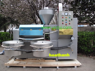 Máy ép dầu công nghiệp có bình lọc 6YL-160A