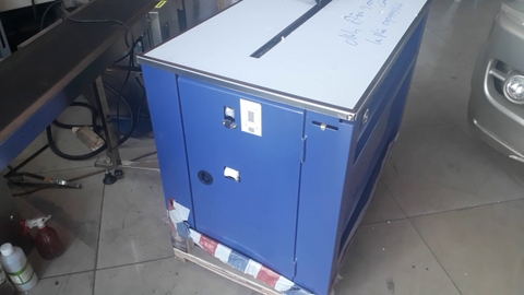 Máy đóng đai thùng carton, máy niềng đai, máy đóng đai thùng bán tự động