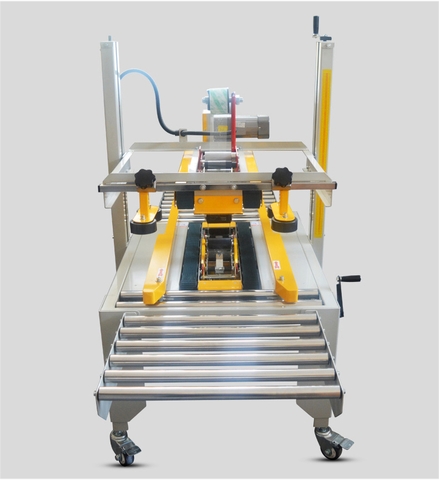 Máy dán băng dính thùng  bán tự động