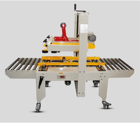 Máy dán băng dính thùng  bán tự động