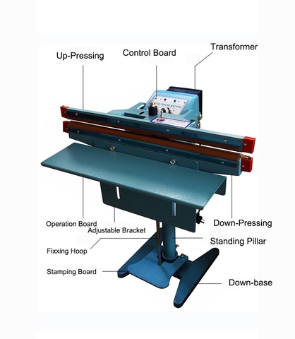 Máy hàn mép túi dập chân PFS- 450
