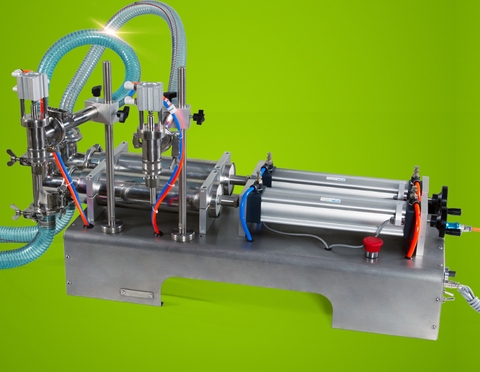 Máy chiết rót dung dịch lỏng 2 vòi