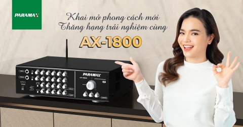 AX-1800 Amply Karaoke Tích Hợp