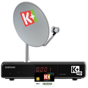 Bộ đầu thu và thiết bị giải mã K+ HD Samsung SMT5060