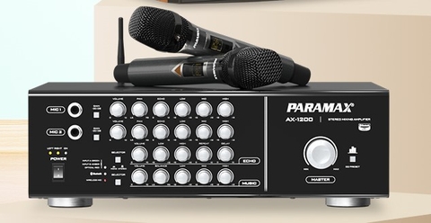 AX-1200 Amply Karaoke Tích Hợp Micro Không Dây