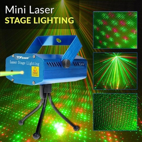 ĐÈN CHIẾU SÂN KHẤU, ĐÈN VŨ TRƯỜNG, ĐÈN SÂN KHẤU MINI LASER STAGE LIGHT