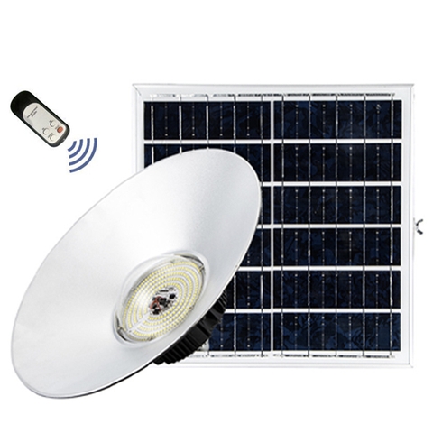 Đèn UFO năng lượng mặt trời treo trong nhà JD-6128 có thiết kế 02 màu sáng: vàng và trắng