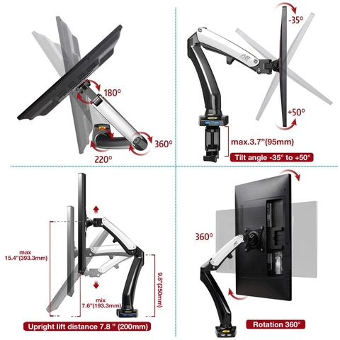 GIÁ TREO TIVI MÁY TÍNH ĐỂ BÀN F100