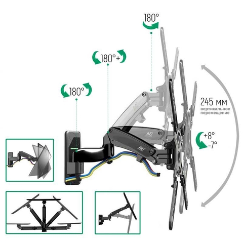 GIÁ TREO GÓC XOAY F450